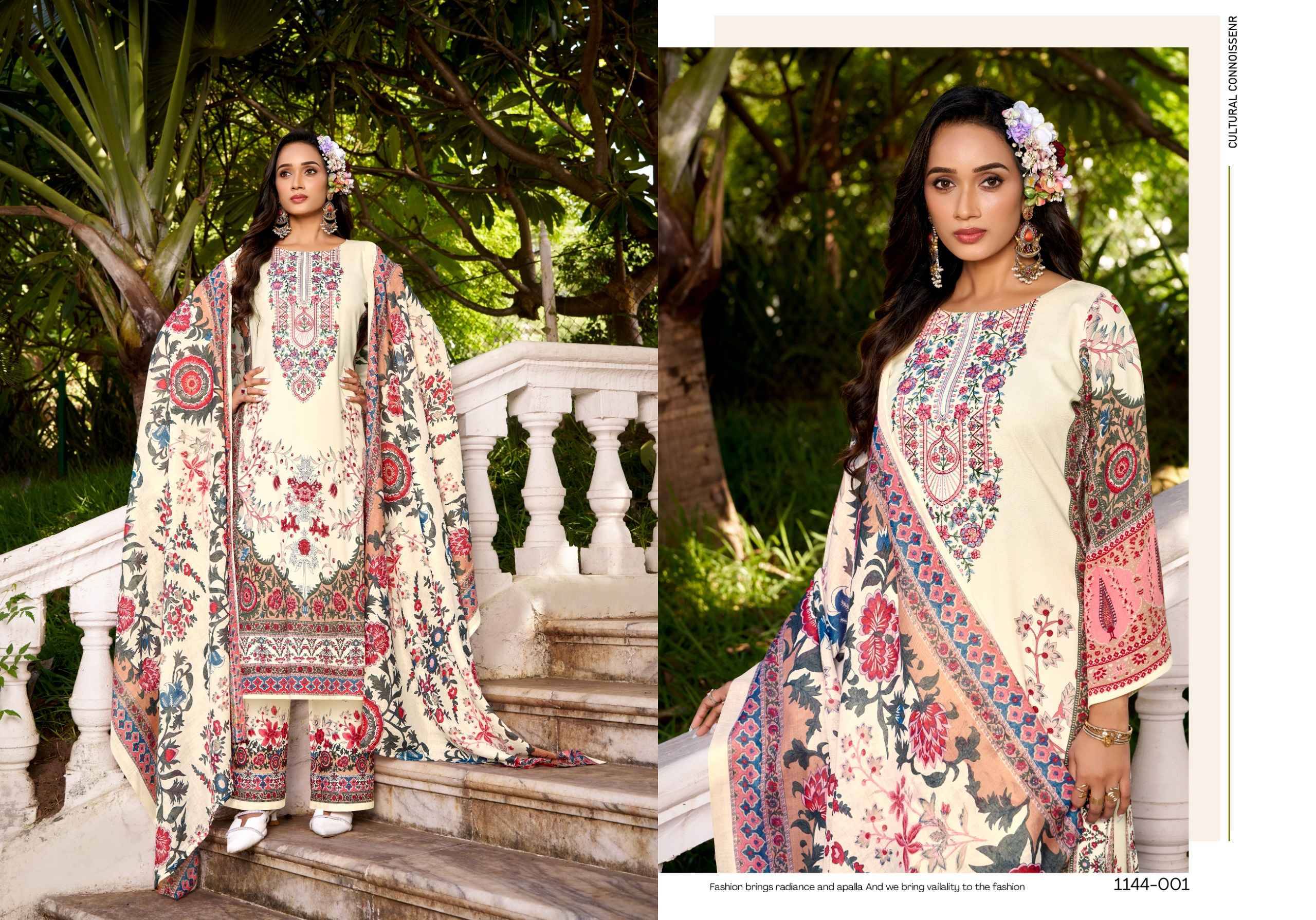 MAHIRA VOL 9 by ROMANI 1144 Series Beautiful Festive Suits Stylish Fancy Colourful Casual Wear & Ethnic Wear Soft Cotton Print Dresses At Wholesale Price